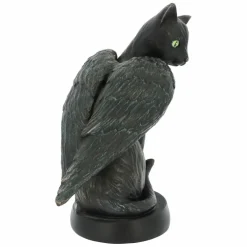 8.75" Winged Black Cat Tabletop Décor by Ashland®
