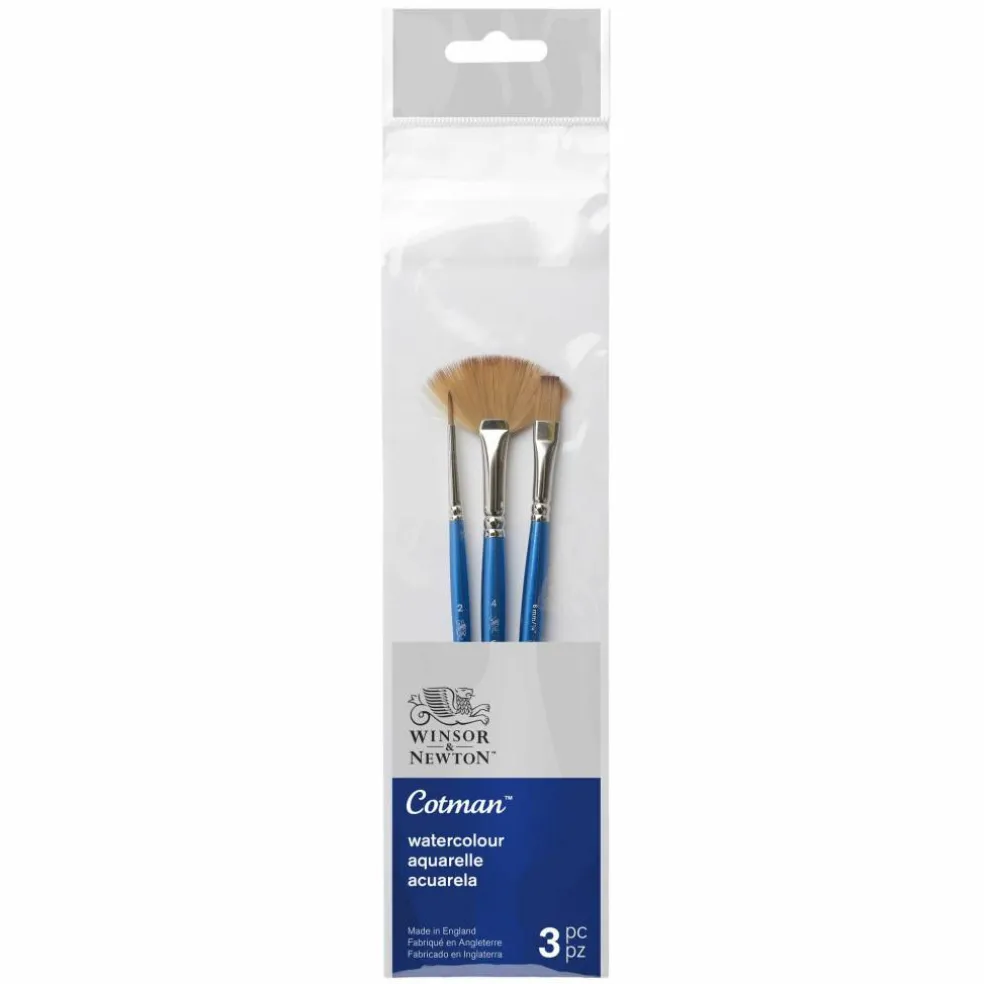 Winsor & Newton® Cotman® 3 Piece Brush Set