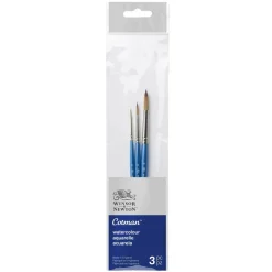 Winsor & Newton® Cotman® 3 Piece Round Brush Set 2