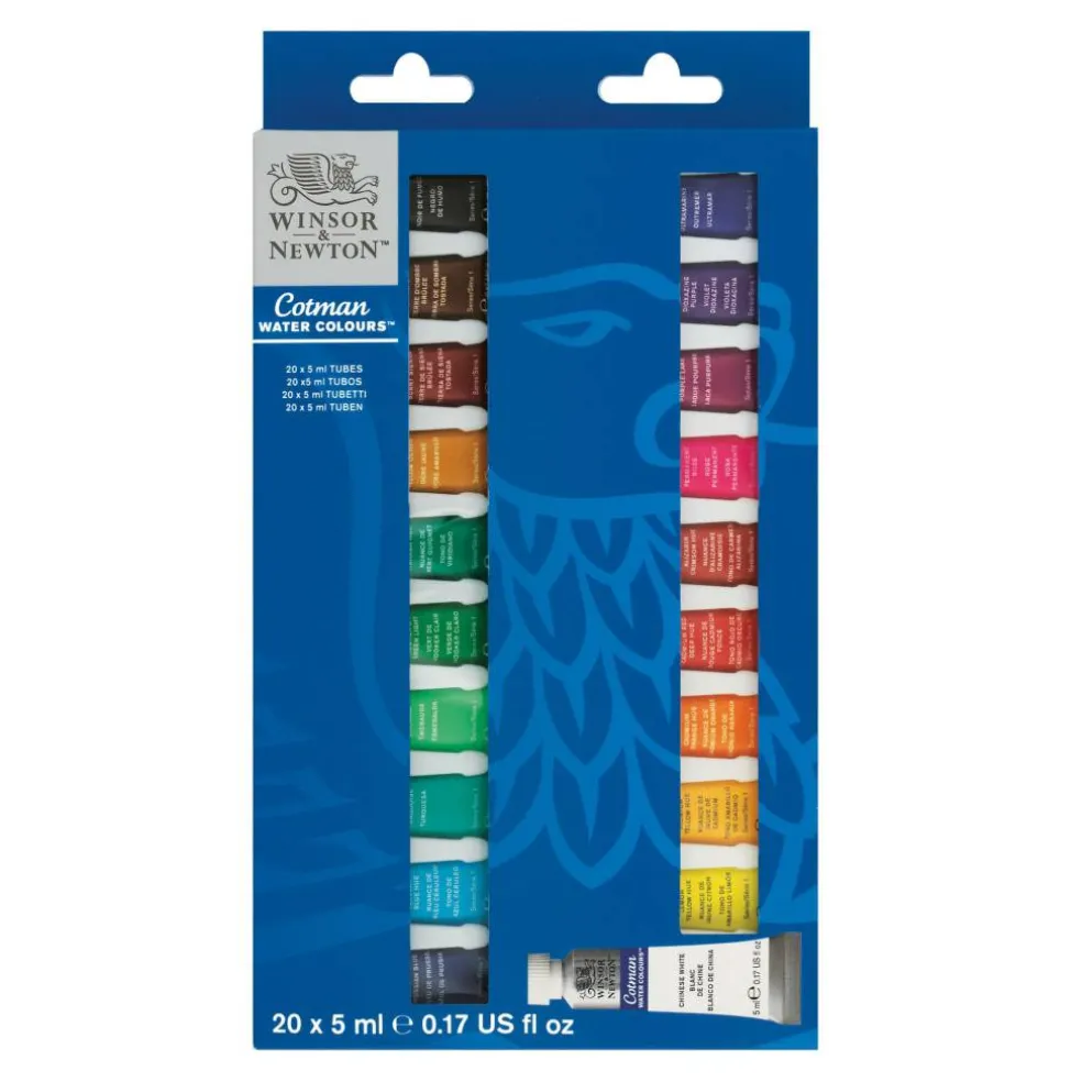 Winsor & Newton™ Cotman Water Colours™ 20 Color Paint Set
