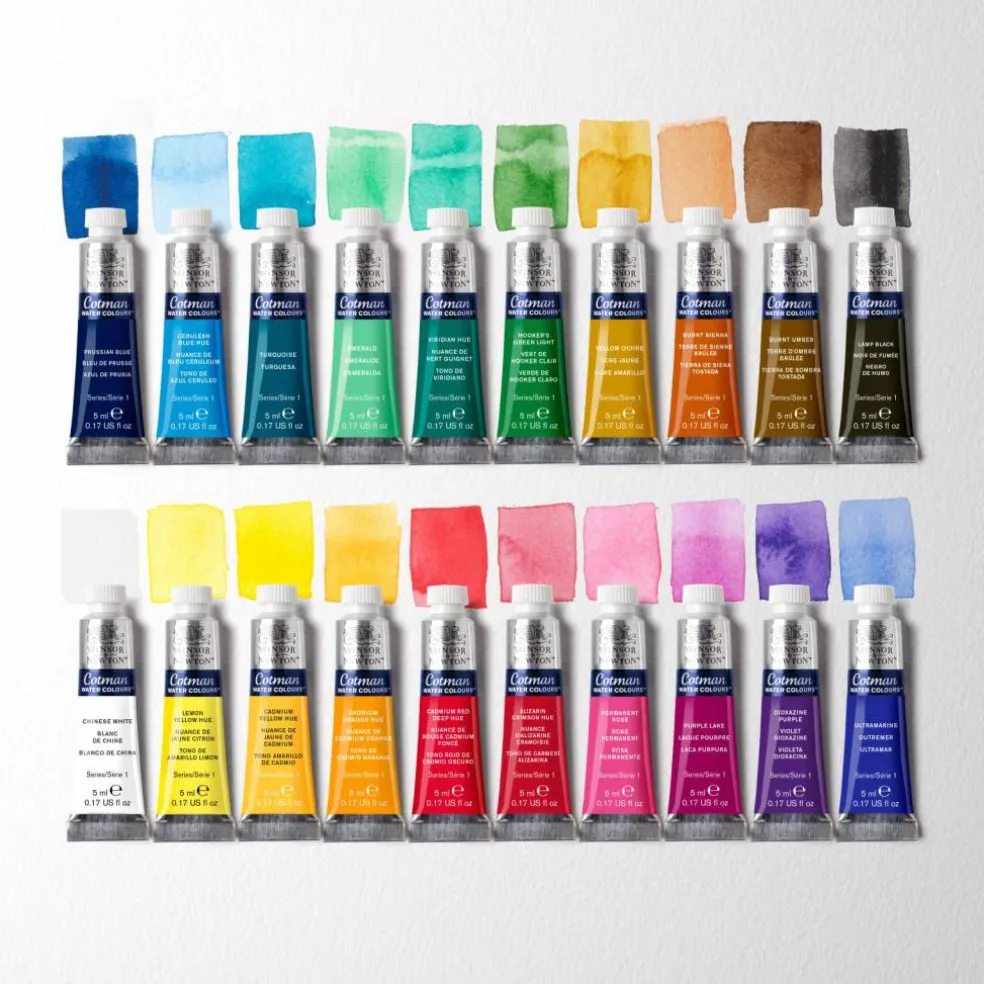 Winsor & Newton™ Cotman Water Colours™ 20 Color Paint Set