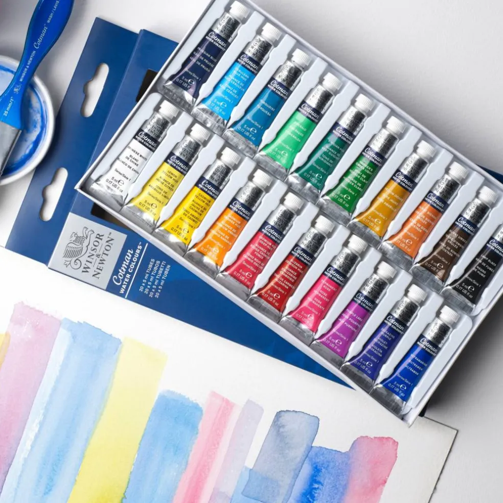 Winsor & Newton™ Cotman Water Colours™ 20 Color Paint Set
