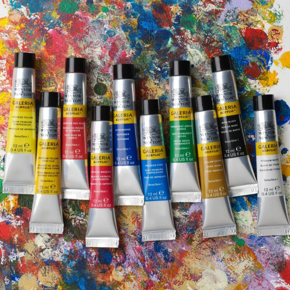 Winsor & Newton™ Galeria Acrylic™ 10 Color Paint Set