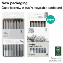 Winsor & Newton™ Studio Collection™ Graphite Pencil Tin Set