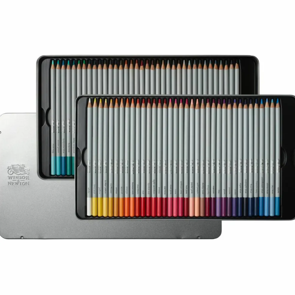 Winsor & Newton® Studio Collection 72 Colored Pencils Tin Set