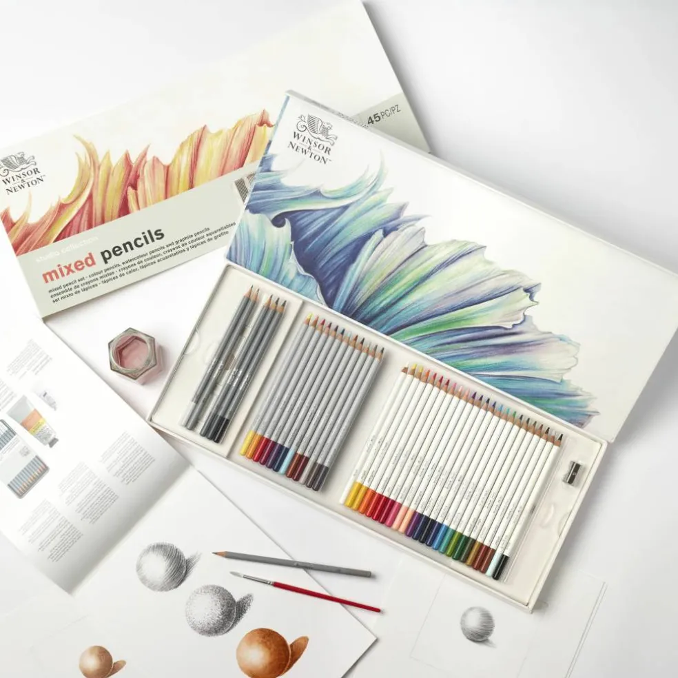 Winsor & Newton® Studio Collection Mixed Pencil Box Set