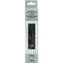 Winsor & Newton Vine Charcoal - Hard, Pack of 12