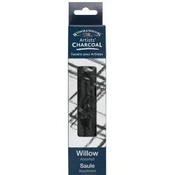 Winsor & Newton Vine Charcoal - Medium, Pack of 3