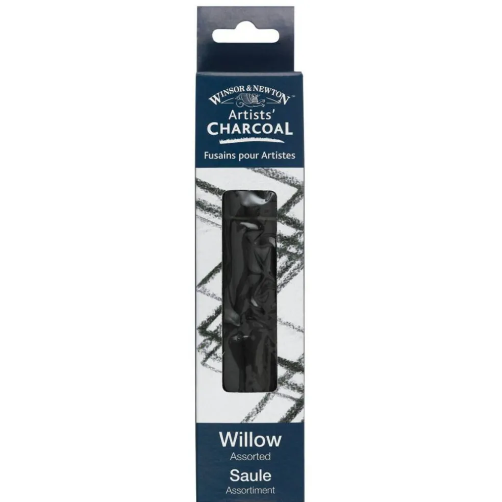 Winsor & Newton Vine Charcoal - Medium, Pack of 3