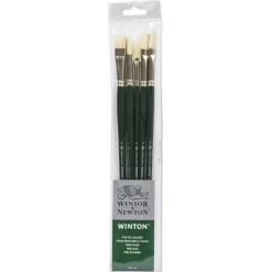 Winsor & Newton® Winton® Long Handle 5 Piece Brush Set