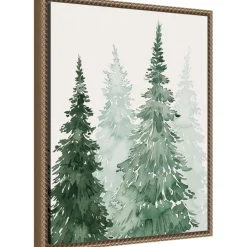 Winter Washed Coppice II by Grace Popp Framed Canvas Wall Art