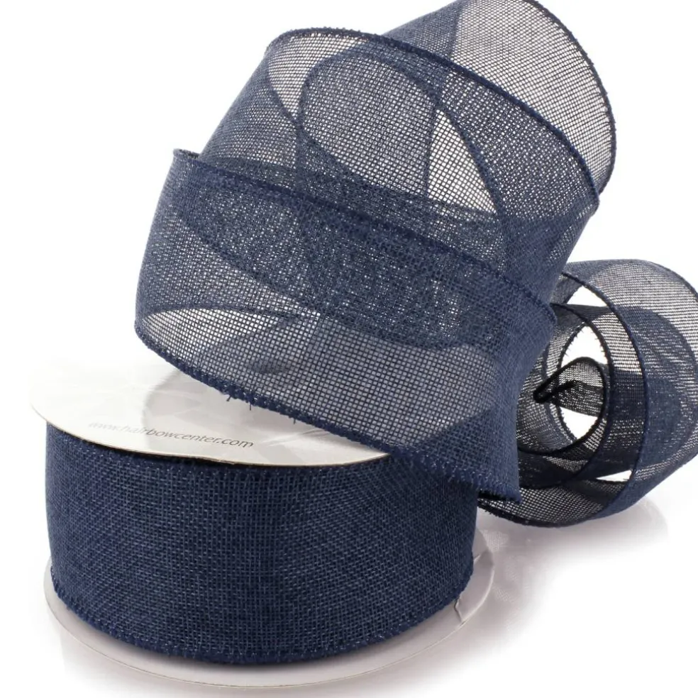 2.5" Wired Burlap Ribbon