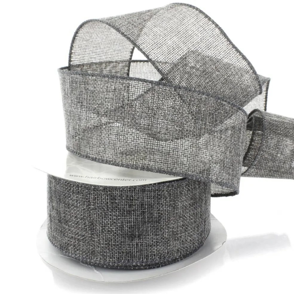 2.5" Wired Burlap Ribbon
