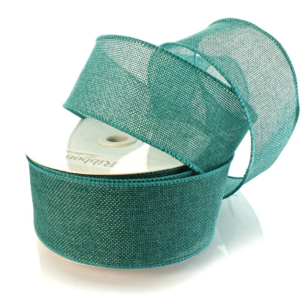 2.5" Wired Burlap Ribbon