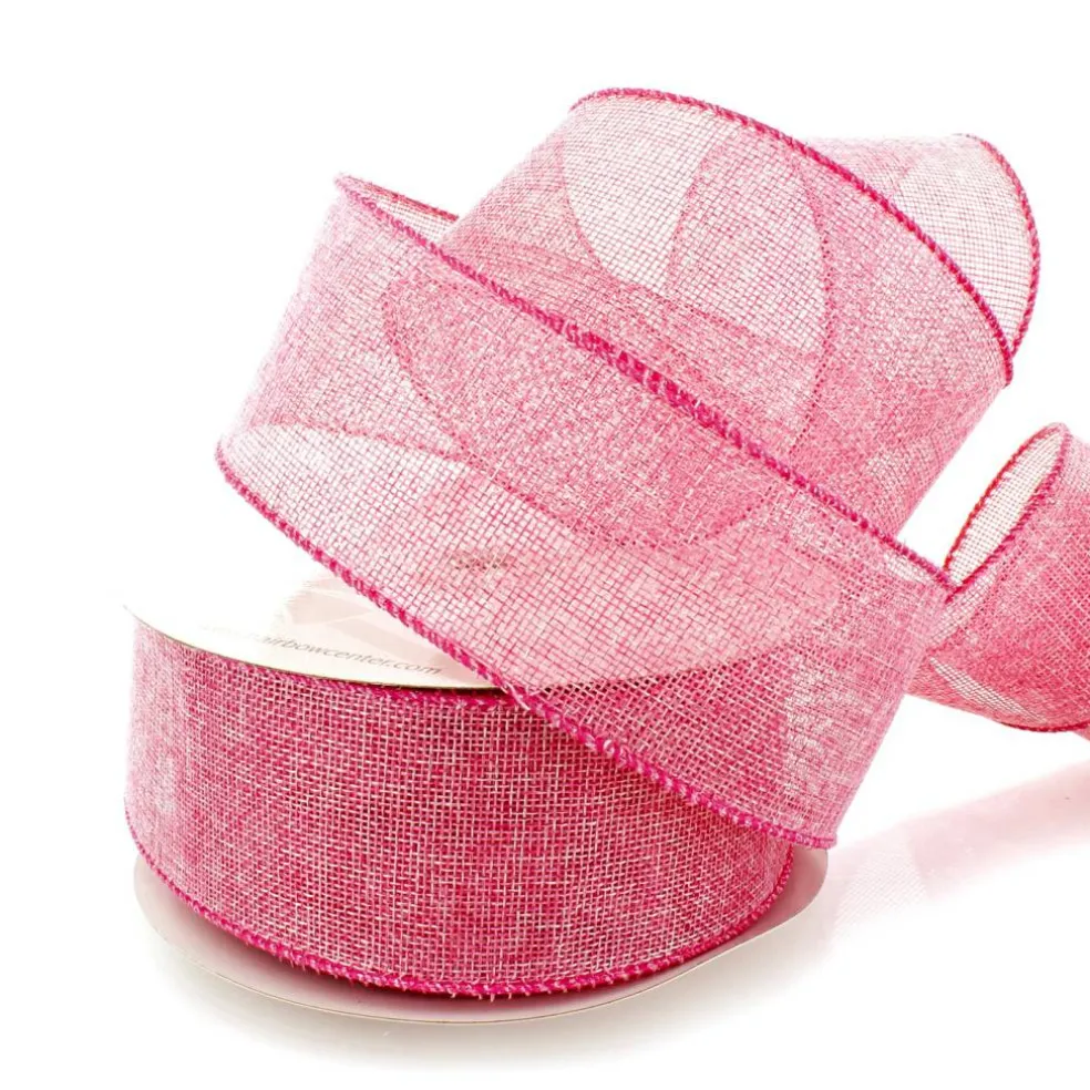 2.5" Wired Burlap Ribbon