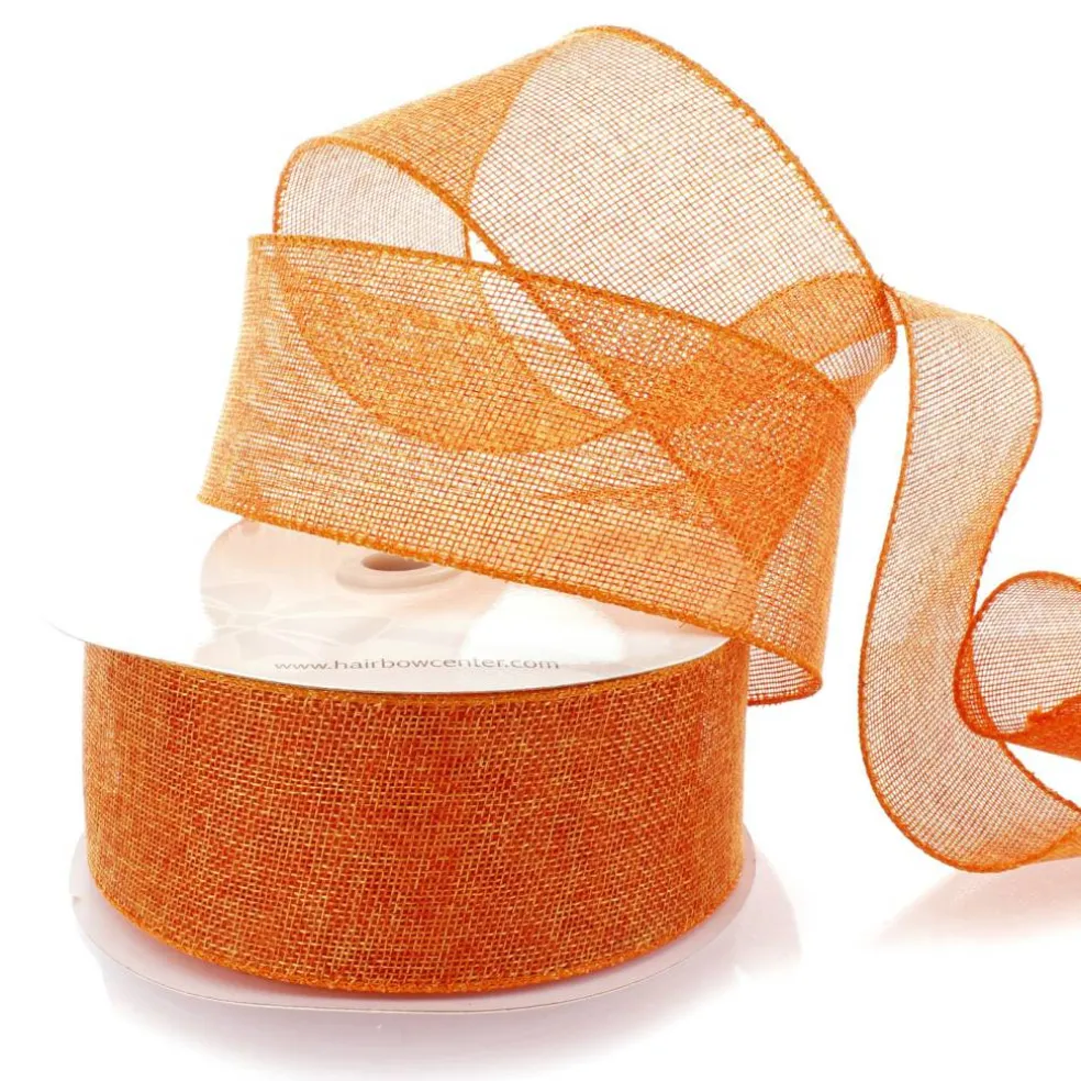 2.5" Wired Burlap Ribbon