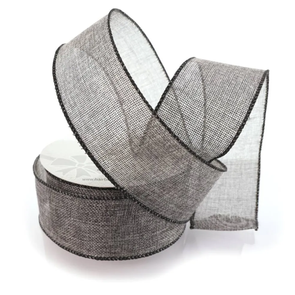 2.5" Wired Burlap Ribbon