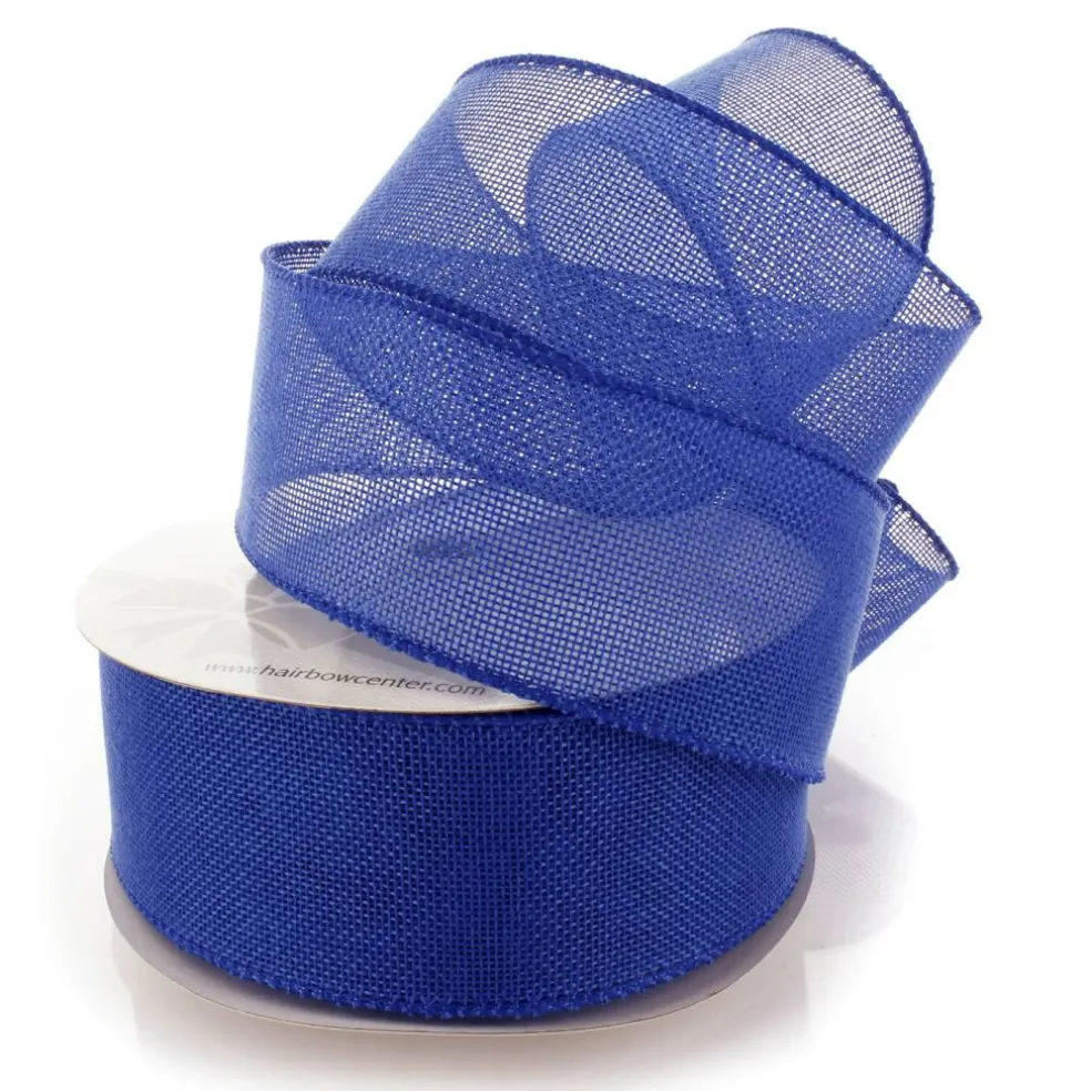 2.5" Wired Burlap Ribbon