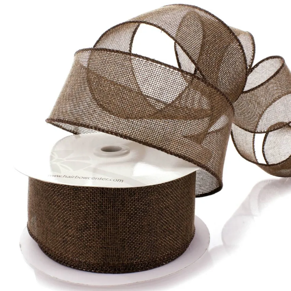 2.5" Wired Burlap Ribbon