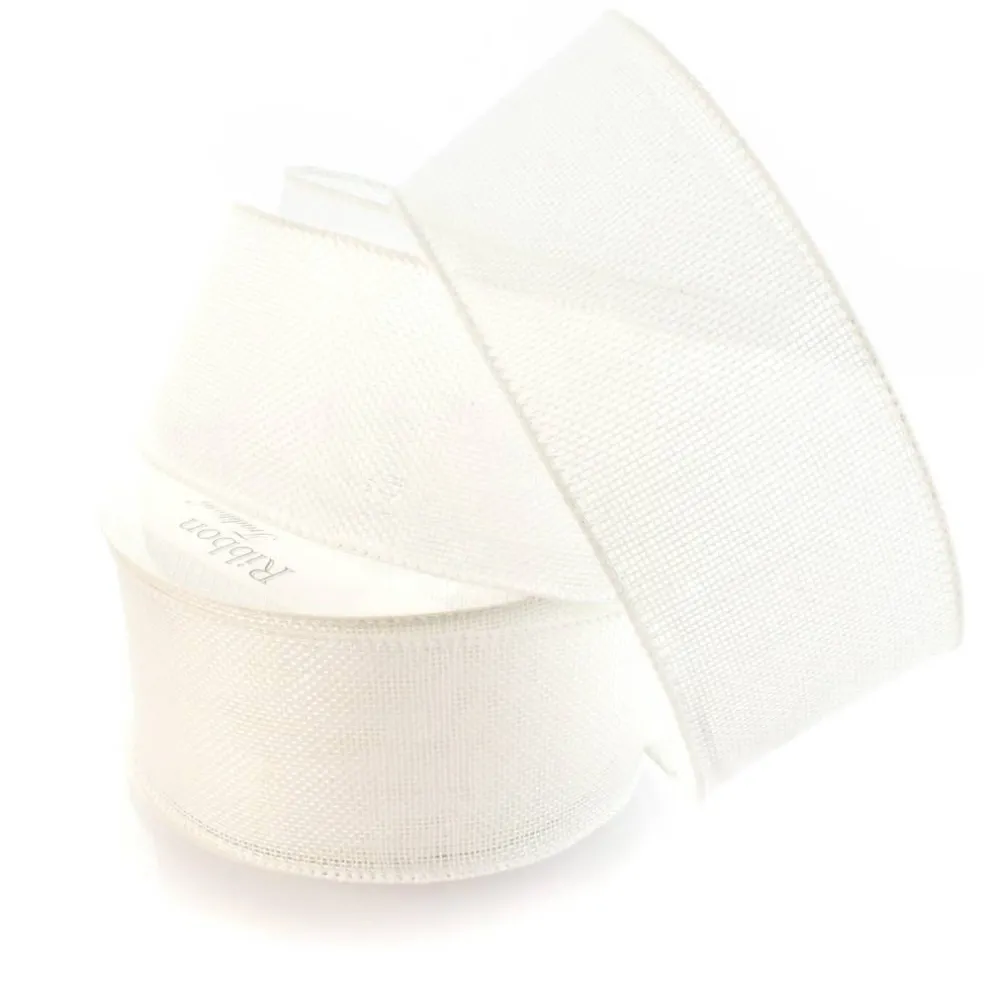 2.5" Wired Burlap Ribbon