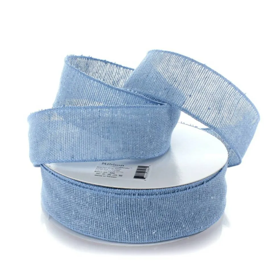 1.5" Wired Burlap Ribbon