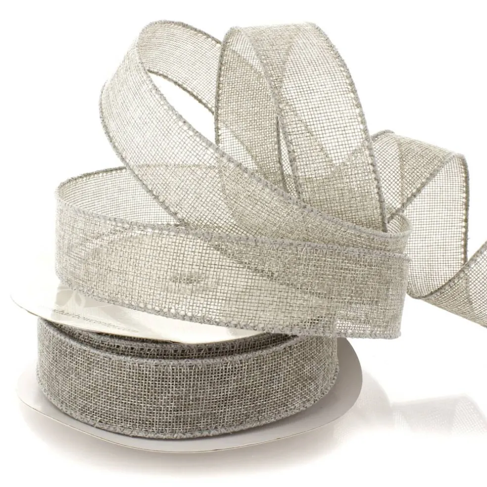 1.5" Wired Burlap Ribbon
