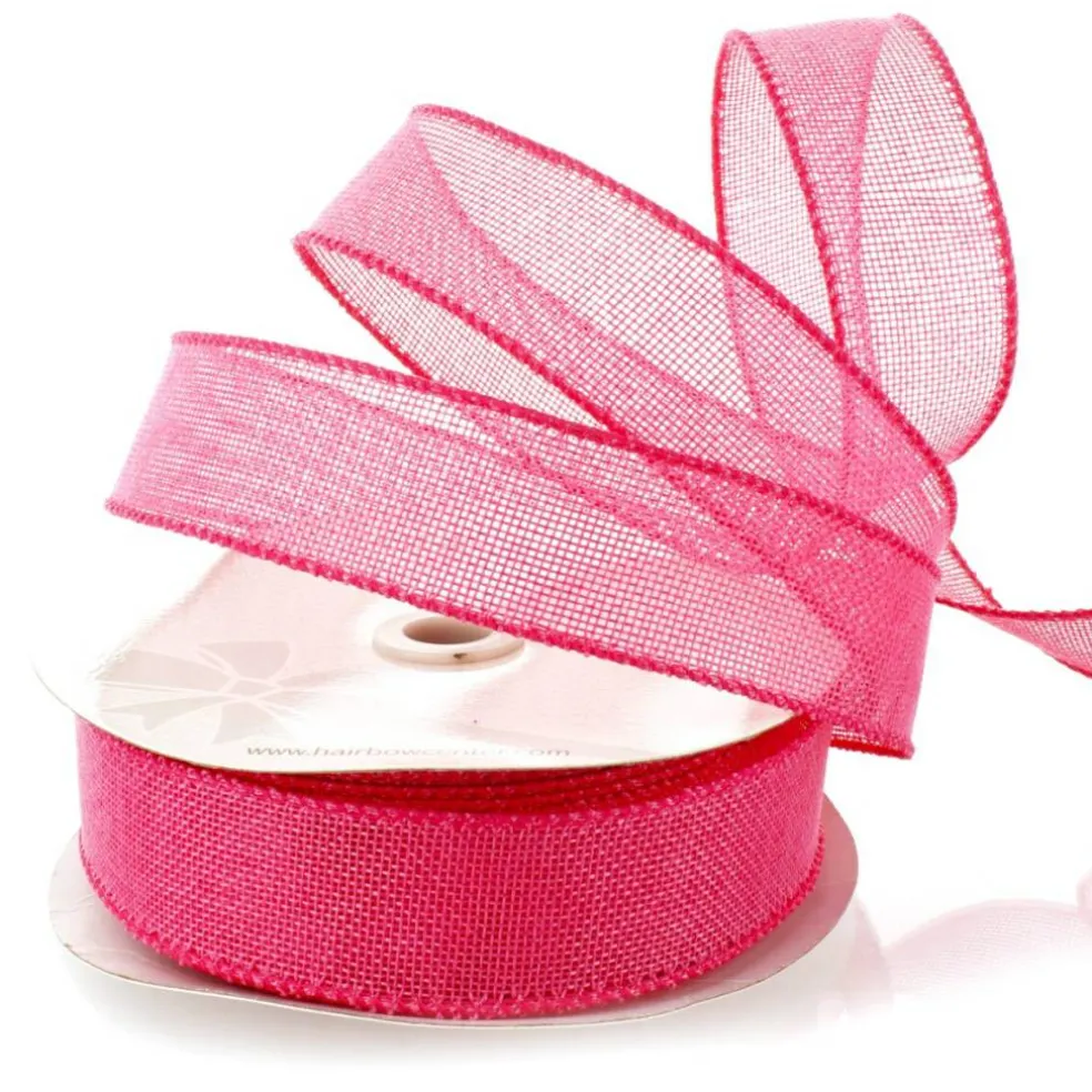 1.5" Wired Burlap Ribbon
