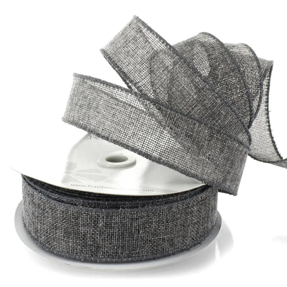 1.5" Wired Burlap Ribbon