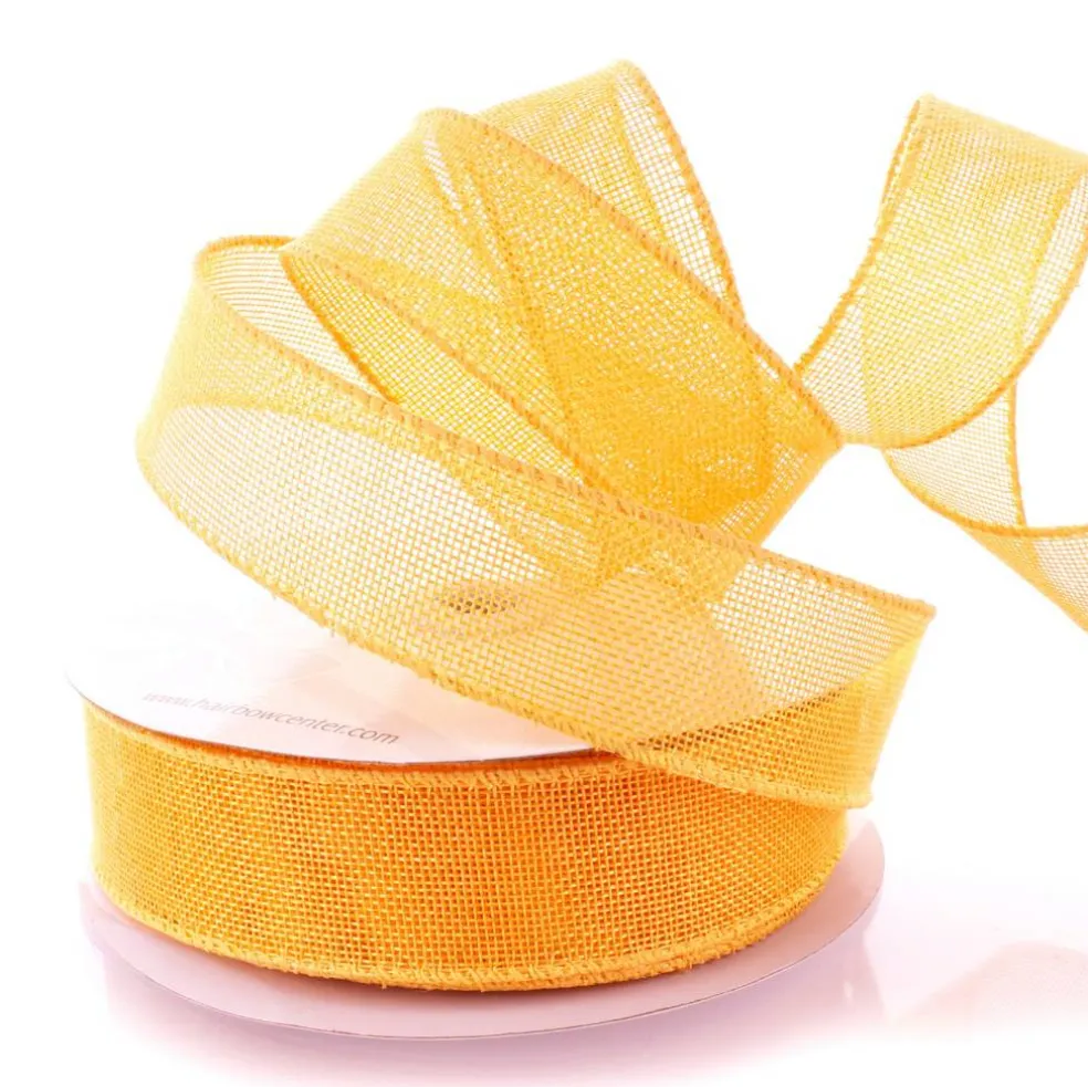 1.5" Wired Burlap Ribbon