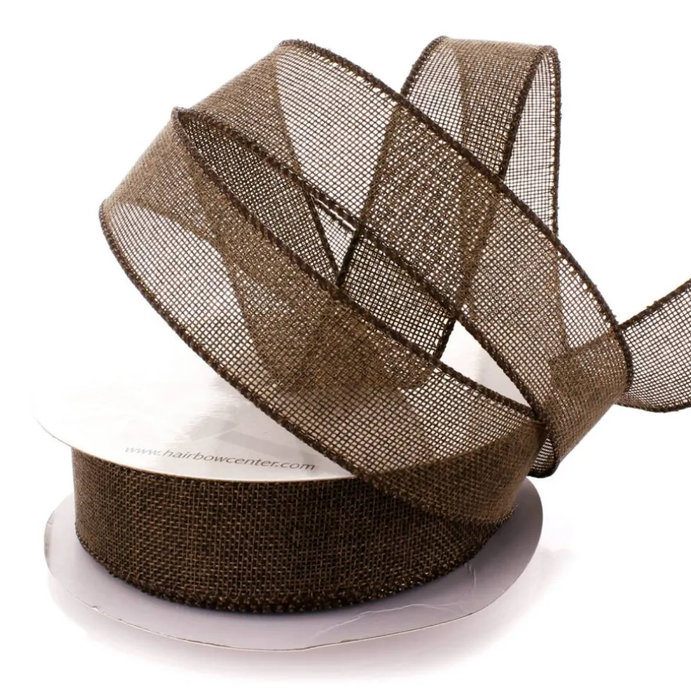 1.5" Wired Burlap Ribbon