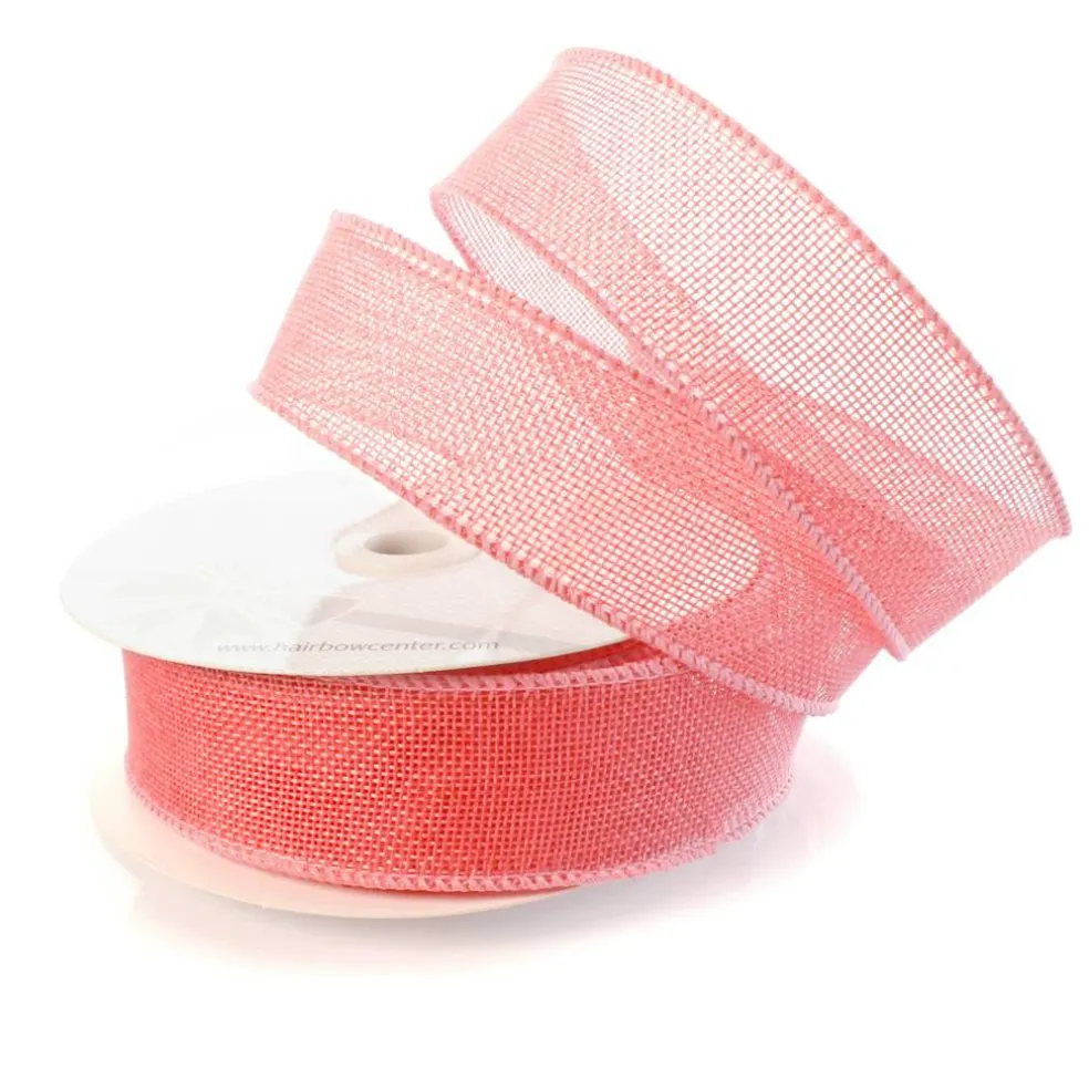 1.5" Wired Burlap Ribbon