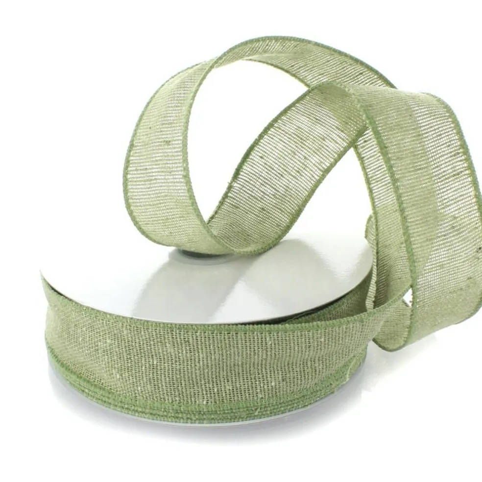 1.5" Wired Burlap Ribbon