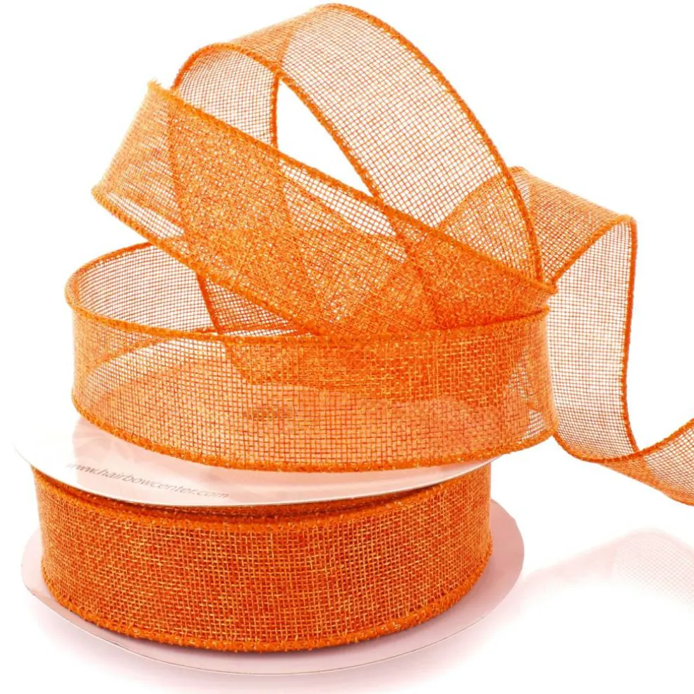 1.5" Wired Burlap Ribbon