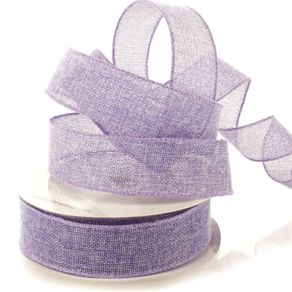 1.5" Wired Burlap Ribbon