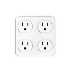 Wireless Wall Tap Smart Plug (4 Outlets,4 USB Ports) - WTP110