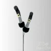 Witch Boots Spray Pick — 26 Inch Halloween Wreath Pick-57274BKWT