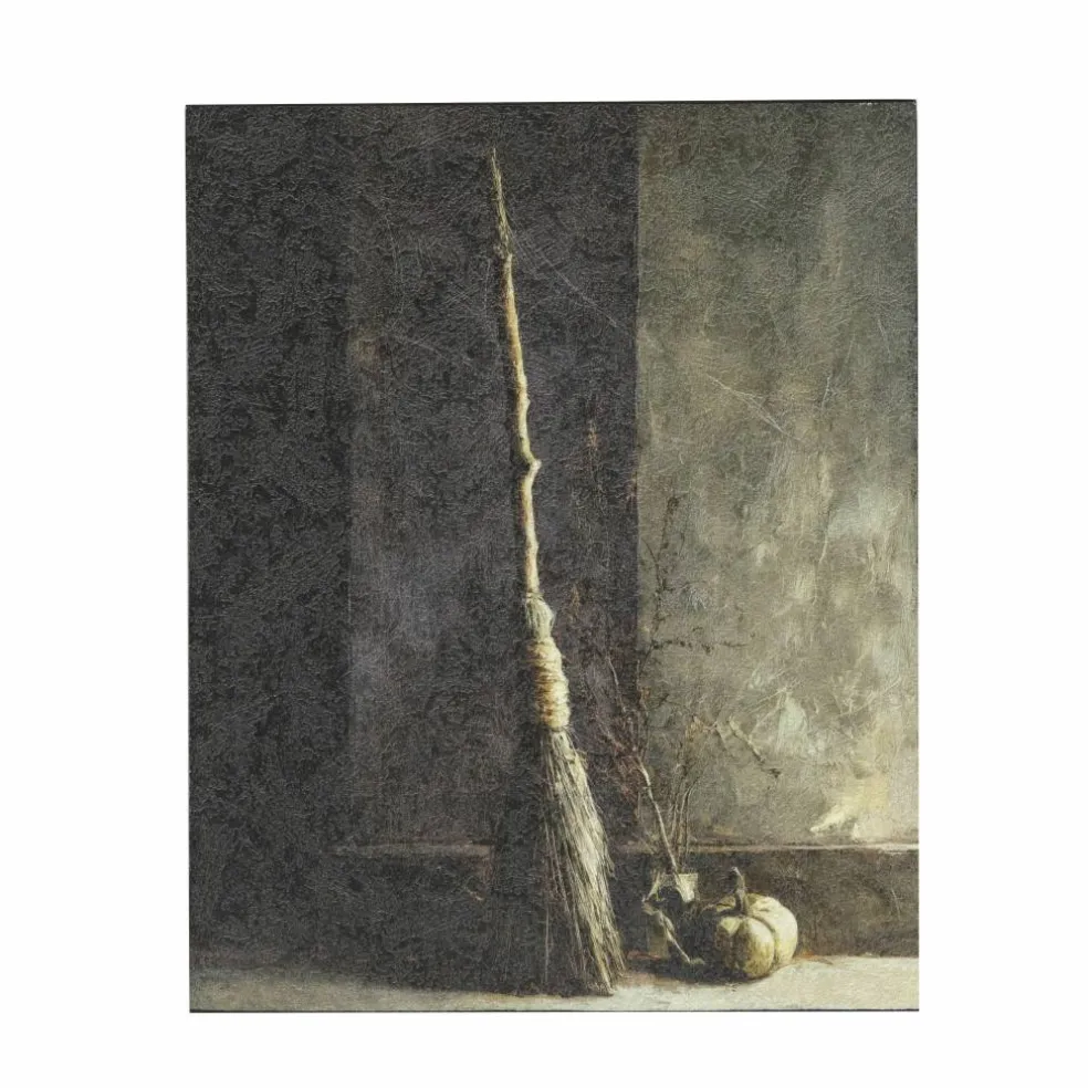 14.25" Witch Broom & Pumpkin Wall Décor by Ashland®