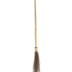 36" Witch Broom Real Straw Collapsible Halloween Costume Prop