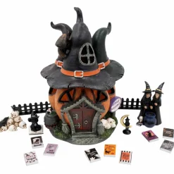 8.25" Witch Hat Pumpkin House by Ashland®