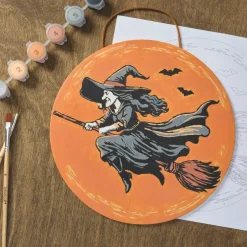 8" Witch Paint-by-Number Plywood Surface Kit by Artist's Loft®