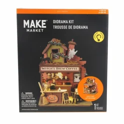 Witch's Brew Coffee Shop DIY Lighted Diorama Kit by Make Market®