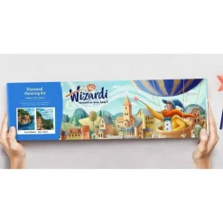 Wizardi Duck Pond Village Diamond Painting Kit