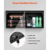 27.5W Metal Wall Cabinet with Up-Flip Door, Garage Storage Organizer Floating