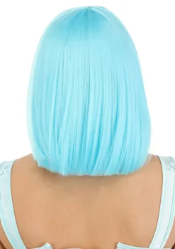 Women's Bright Blue Bob Wig