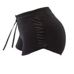 Women's Contrast Mesh Detail Shorts