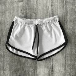 Women's Contrast Mesh Detail Shorts