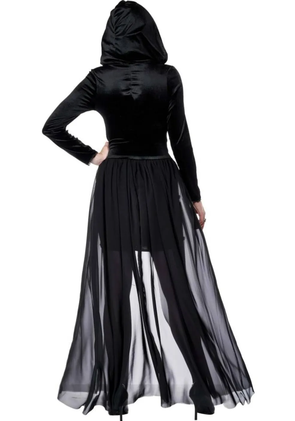 Women's Gothic Hooded Costume Dress