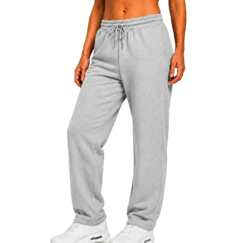 Women's Regular Fit Open Bottom Fleece Jogger Sweatpants (S-3XL)