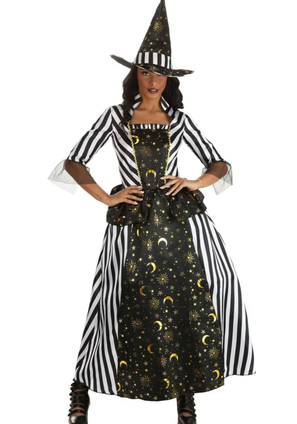 Women's Rococo Witch Costume Dress