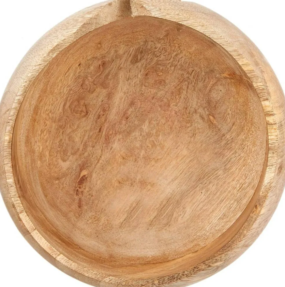 Women Wooden Yarn Bowl Knitting Bowl(Natural)
